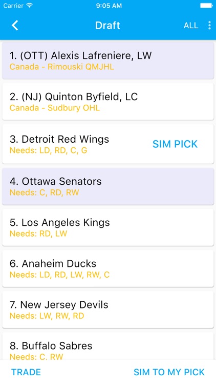 Sports Draft Simulator screenshot-4