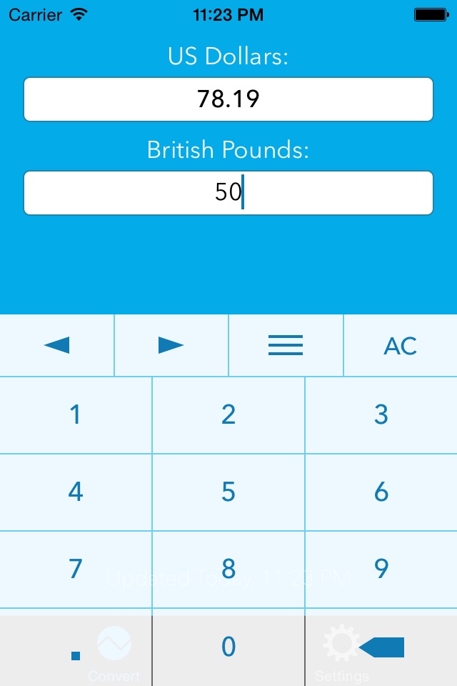 British Pounds To US Dollars screenshot 2