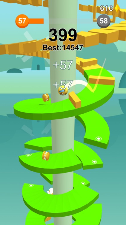 Jump Ball-Bounce On Tower Tile screenshot-3