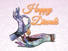 Elegant Diwali Wishes Stickers