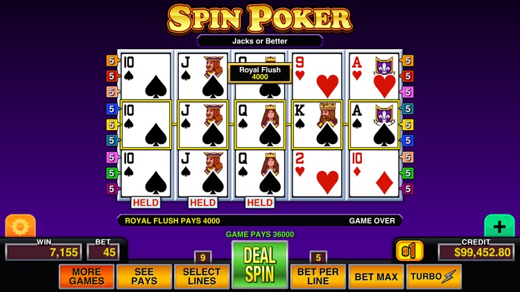 Spin Poker Casino screenshot-3