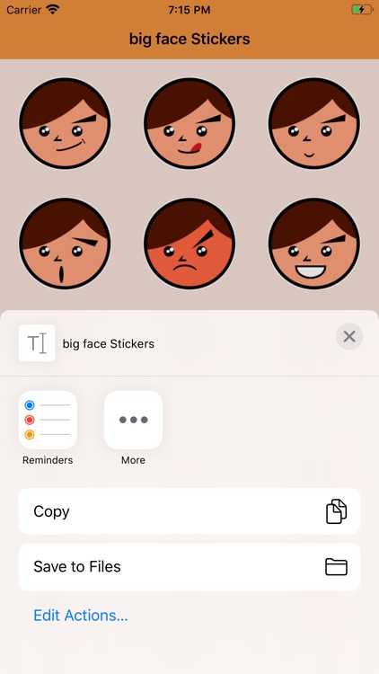 big face Stickers screenshot-1