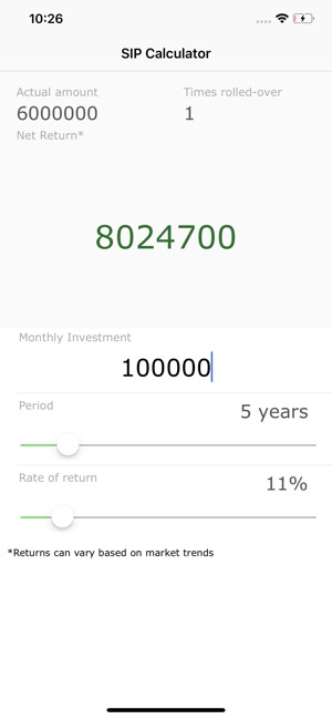 SIP Calculator For MutualFund(圖3)-速報App