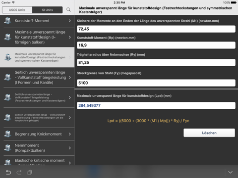 Structural Engineering Calc. screenshot 3