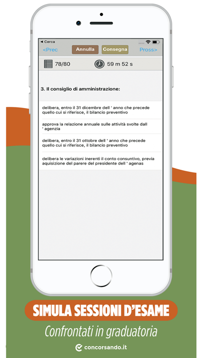 How to cancel & delete Concorsando.it from iphone & ipad 3