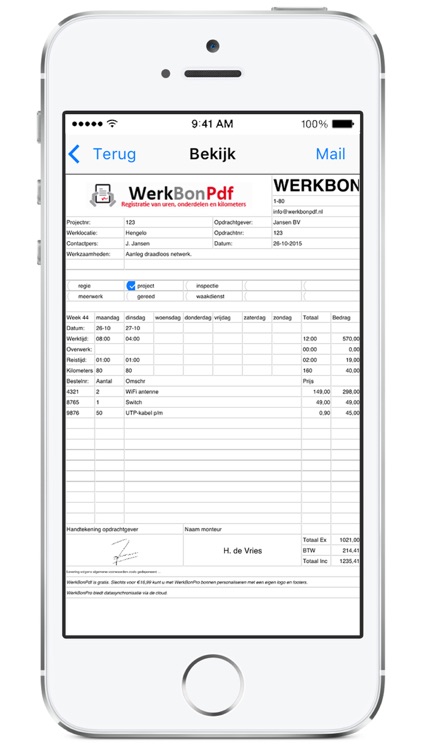 WerkBonPro