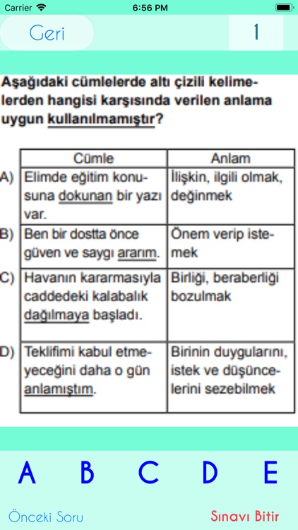 TEOG Mülakat Soruları Premium