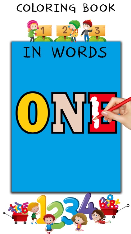 123 Kids Coloring Book Pages