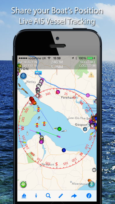 Boat Beacon - AIS Marine Navigation Screenshot 1