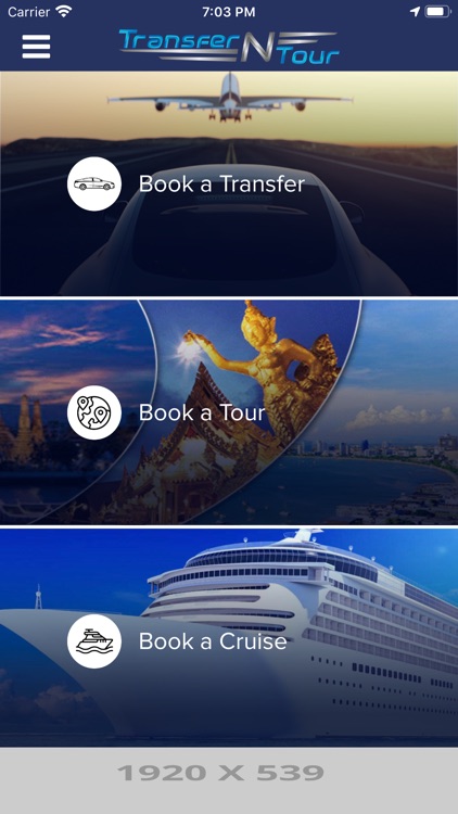 TransferNTour: Travel App