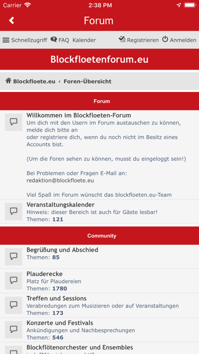 blockfloete.eu screenshot 2