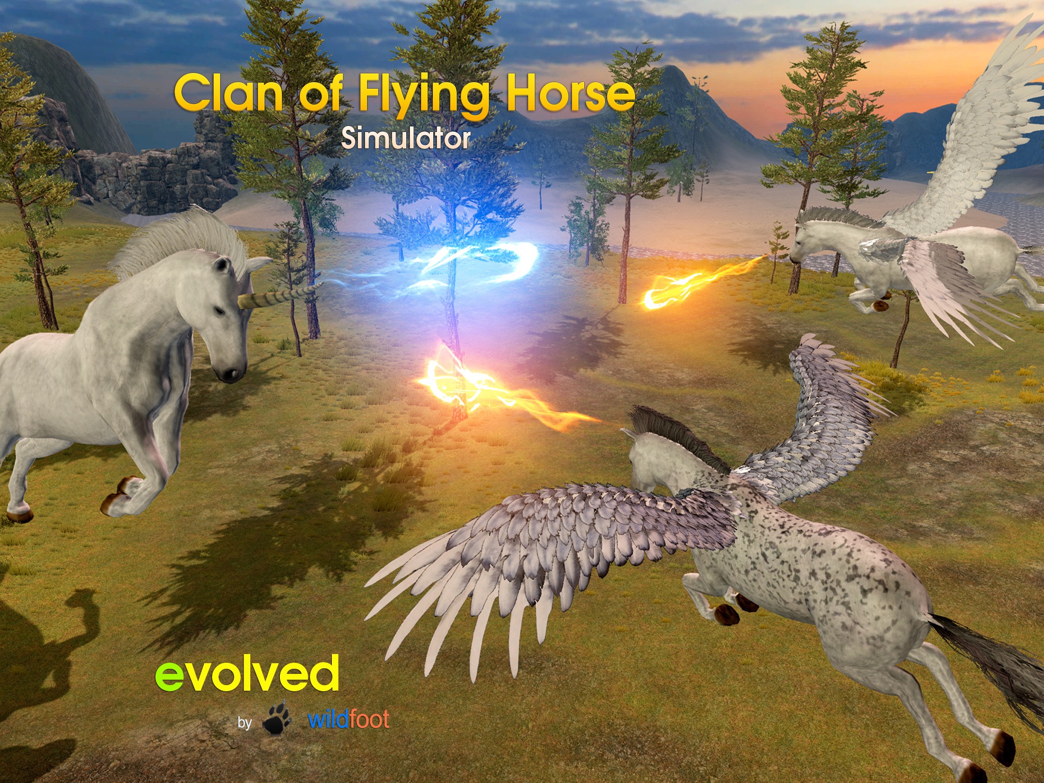 Clan of Pegasus - Flying Horse screenshot 3