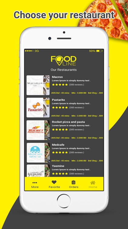 Foodline App screenshot-3