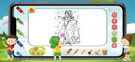 Game screenshot PrincessColoringBooksLearning apk