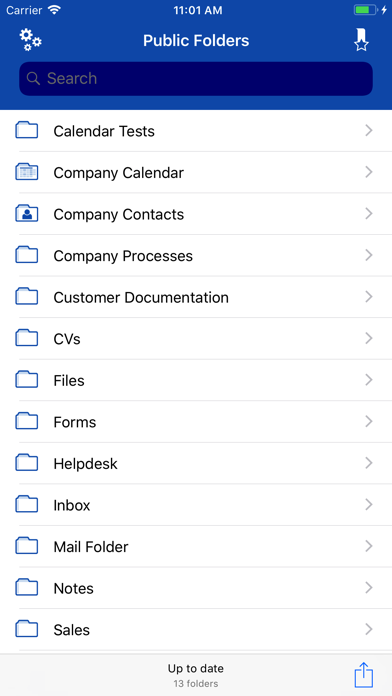 Public Folders App Screenshot 1