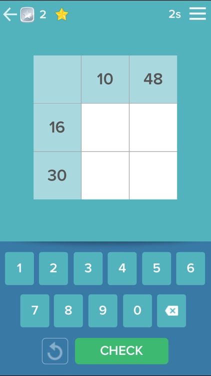 Multiplication Kakuro puzzle