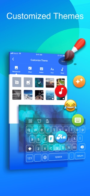 FUN Keyboard -Emoji & Themes(圖2)-速報App