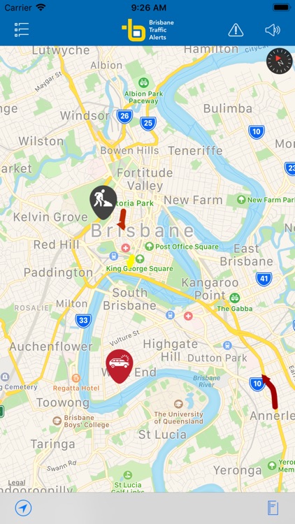 Brisbane Traffic Alerts