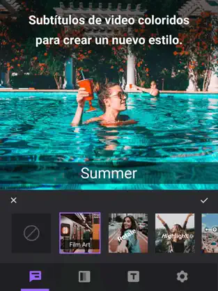 Captura de Pantalla 7 editor de video, fotos iphone