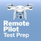 Test preparation for both the initial and re-certification FAA remote pilot exams