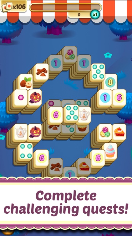 Mahjong Cupcake Bakery Puzzle