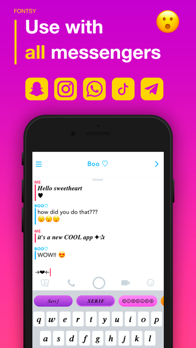 Fonts for social networks screenshot 3