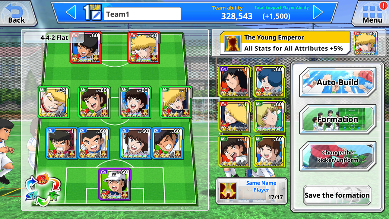 Captain Tsubasa ZERO Hack screenshot 2 - iOS game interface