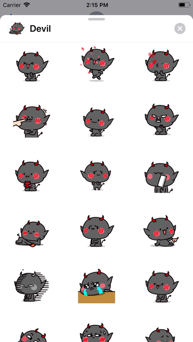 Funny Devil Animated Stickers screenshot 3