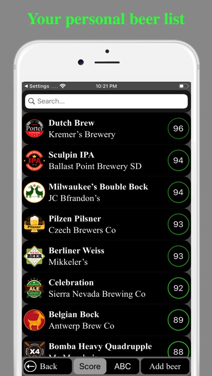 Beerista, the beer tasting app