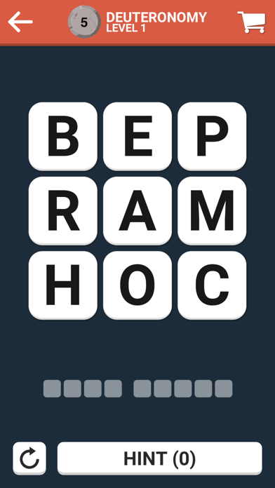 Bible Word Puzzle Search Screenshot on iOS