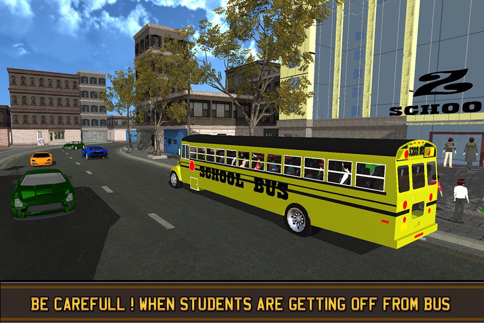 Schoolbus Driver Duty Sim 3d screenshot 3