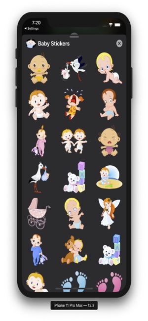 Baby Stickers & Emojis(圖2)-速報App