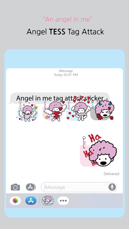 Angel Tess tag attack