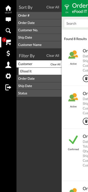 NAFDA FS Mobile Ordering App