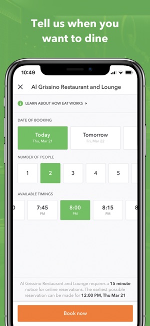 Eat App: Restaurant Bookings(圖4)-速報App