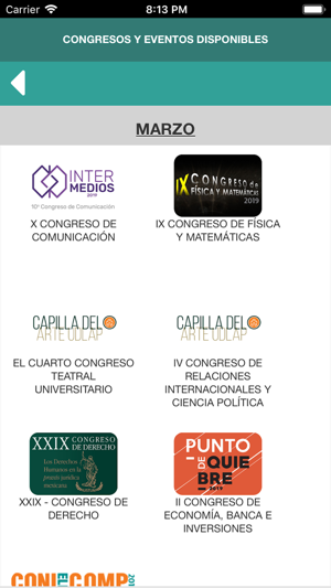 Eventos y Congresos UDLAP(圖3)-速報App