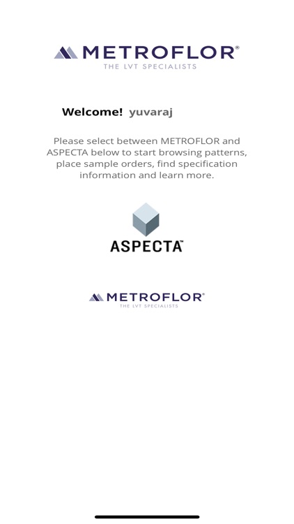 Metroflor Aspecta Sales App