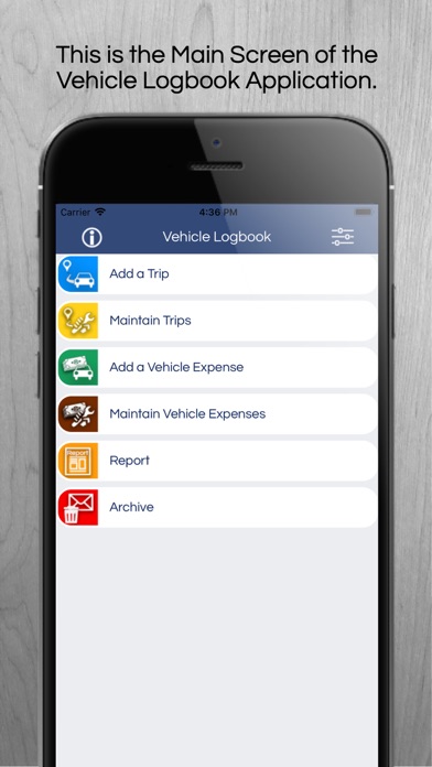 How to cancel & delete Vehicle Logbook from iphone & ipad 1
