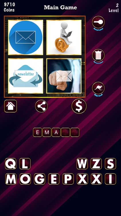 Word Genius - 4 Pics Puzzle hd screenshot-3