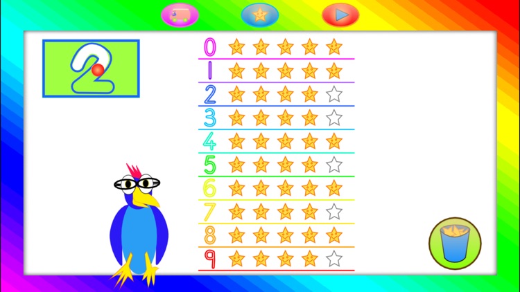 Writing Numbers Learning Bird