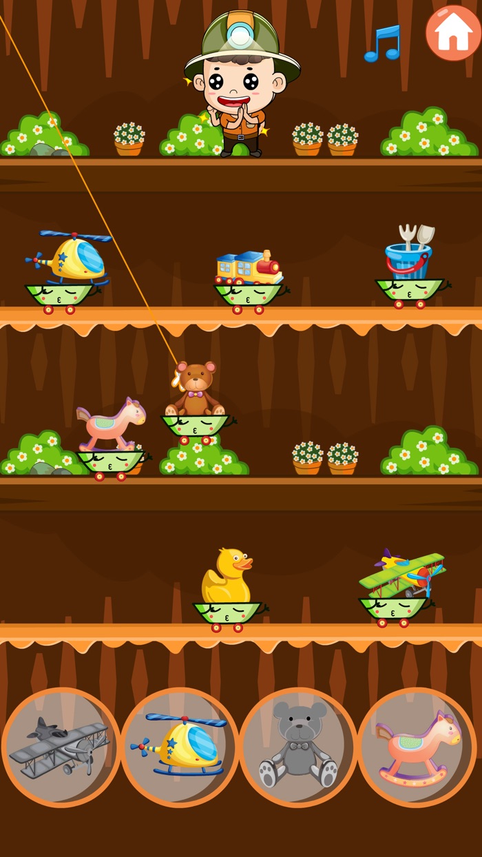 奇妙大冒险王国-乐乐找玩具找宝藏的小游戏