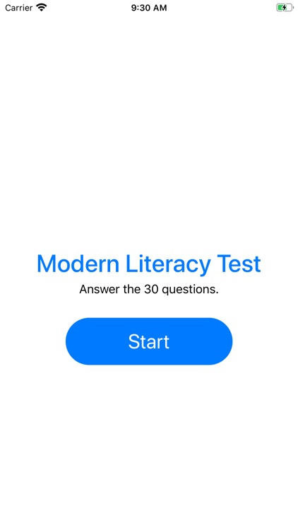 Modern Literacy Test