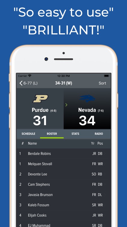 Nevada Football Schedules