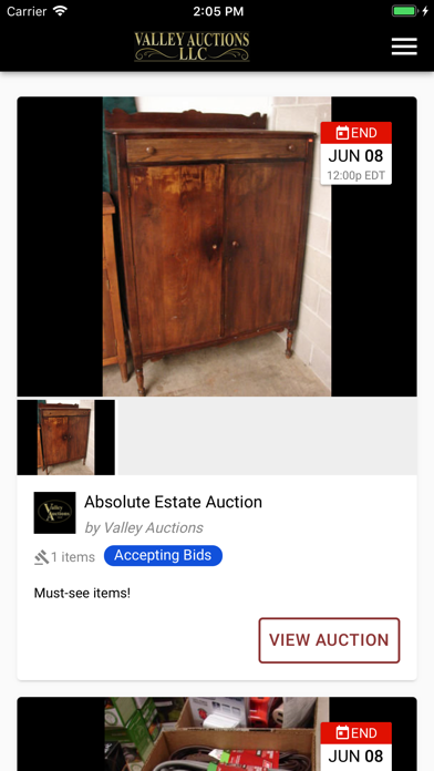 Valley Auctions screenshot 3