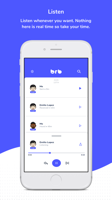 Brb - Voice Messenger screenshot 3