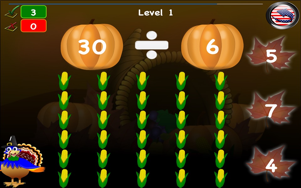 Thanksgiving Math for Kids screenshot 2