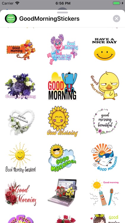 Good Morning Stickers & Emojis