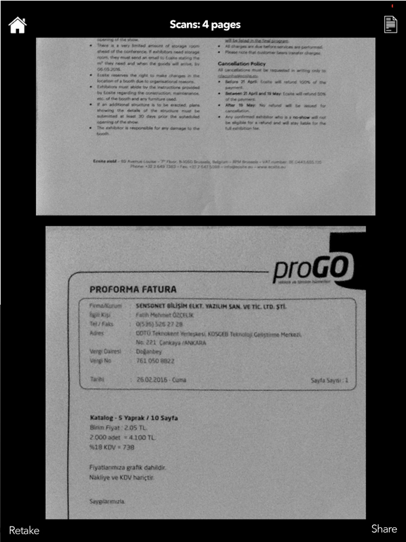 Screenshot #5 pour Scanner et texte Grabber