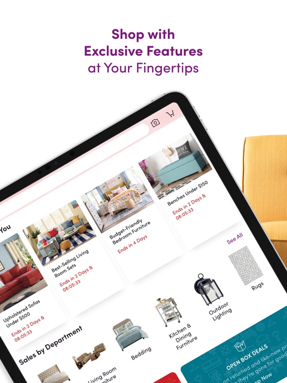 iPad Image of Wayfair – Shop All Things Home