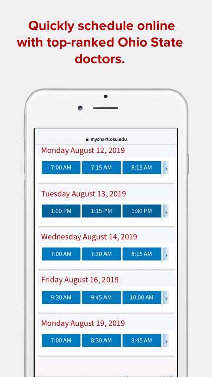 Ohio State MyHealth screenshot-8